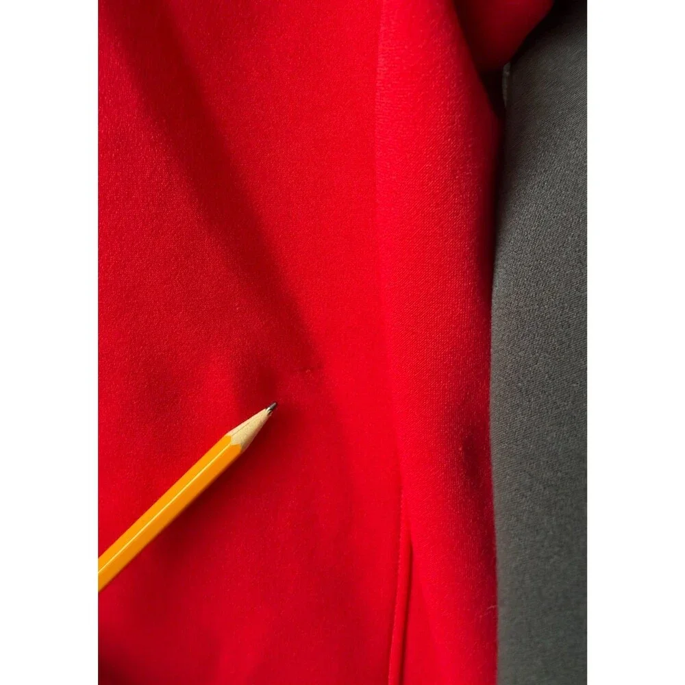 The North Face Soft Shell Jacket Mens Large Red Black Full Zip Fleece Lined